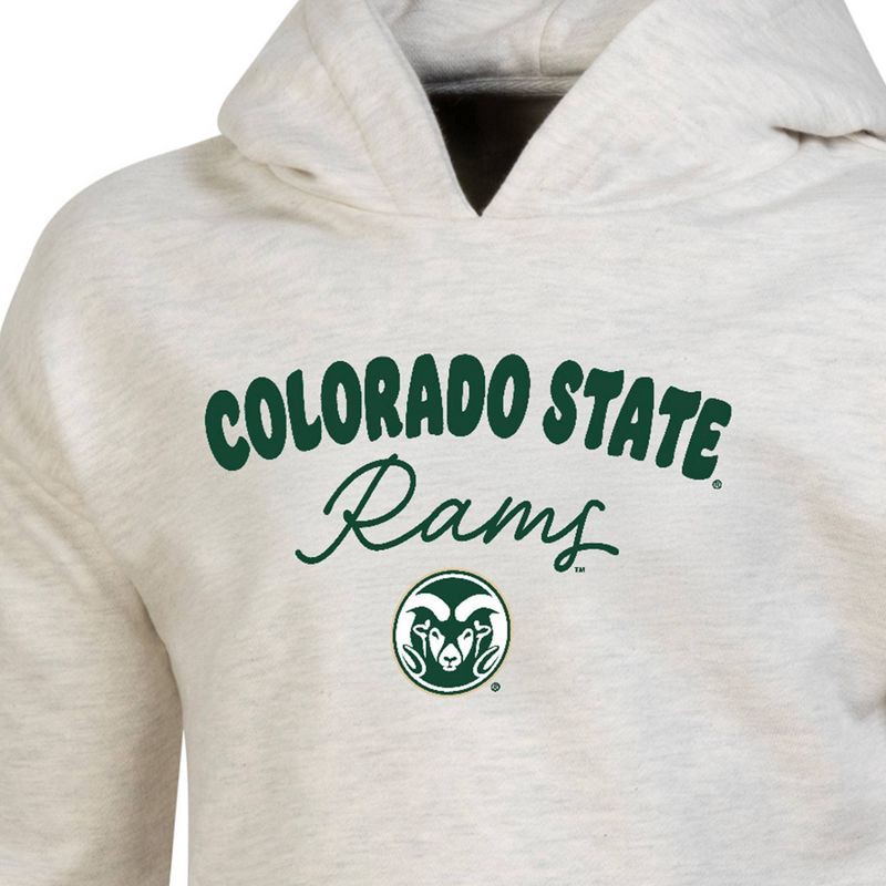 slide 3 of 3, NCAA Colorado State Rams Girls' Hooded Sweatshirt - S, 1 ct