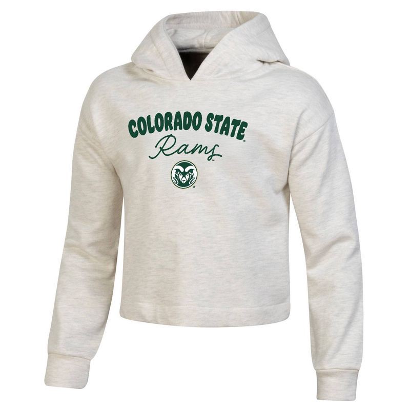 slide 1 of 3, NCAA Colorado State Rams Girls' Hooded Sweatshirt - S, 1 ct