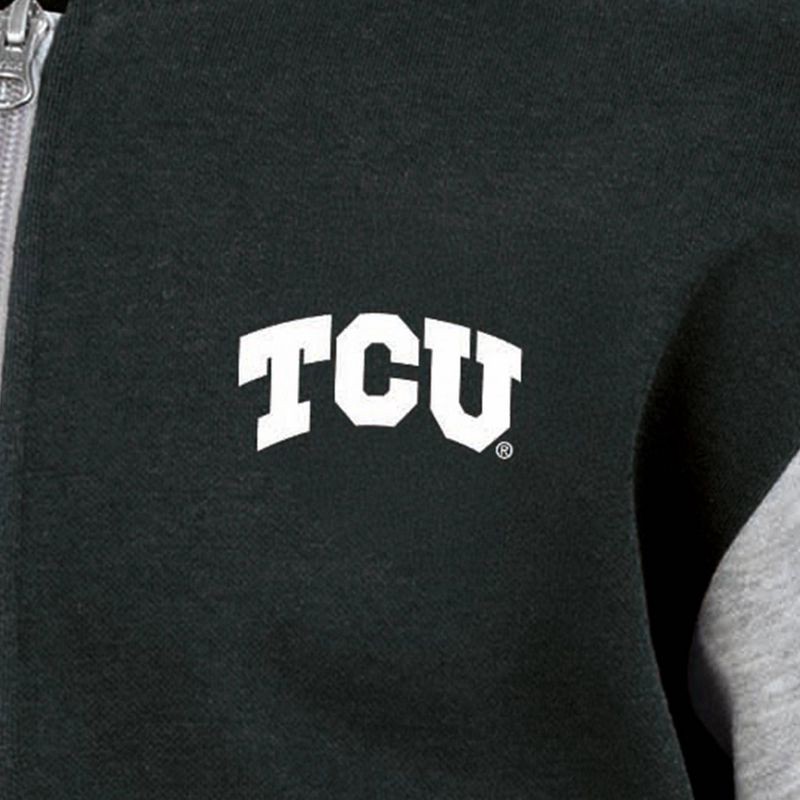 slide 3 of 3, NCAA TCU Horned Frogs Boys' Buffalo Checkered Fleece T-Shirt - XL, 1 ct