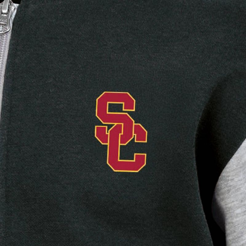 slide 3 of 3, NCAA USC Trojans Boys' Buffalo Checkered Fleece T-Shirt - L, 1 ct