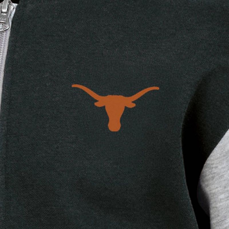 slide 3 of 3, NCAA Texas Longhorns Boys' Buffalo Checkered Fleece T-Shirt - L, 1 ct