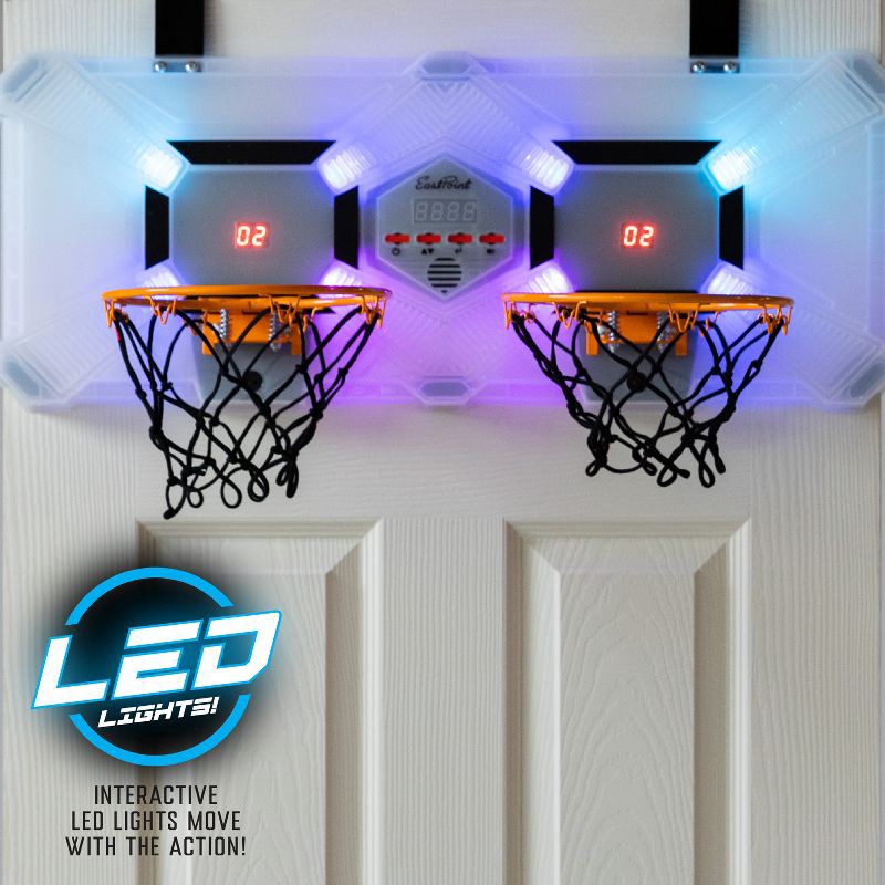 slide 3 of 8, Eastpoint Light Up Head-to-Head Hoops, 1 ct