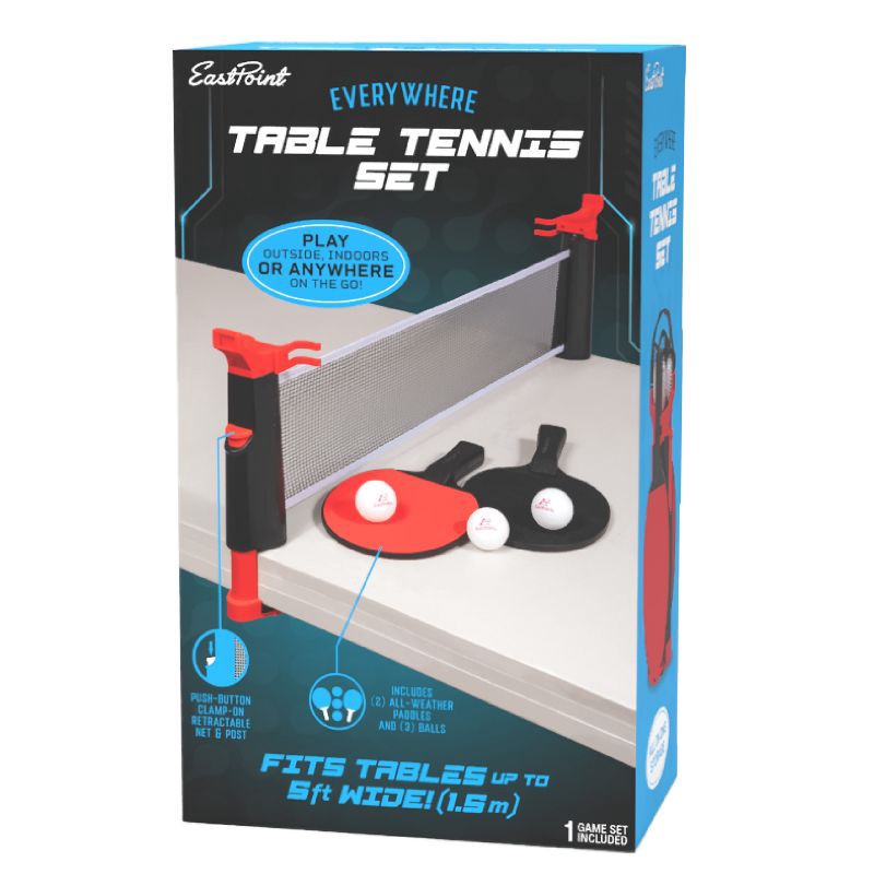 slide 1 of 5, Eastpoint Everywhere Table Tennis Set, 1 ct