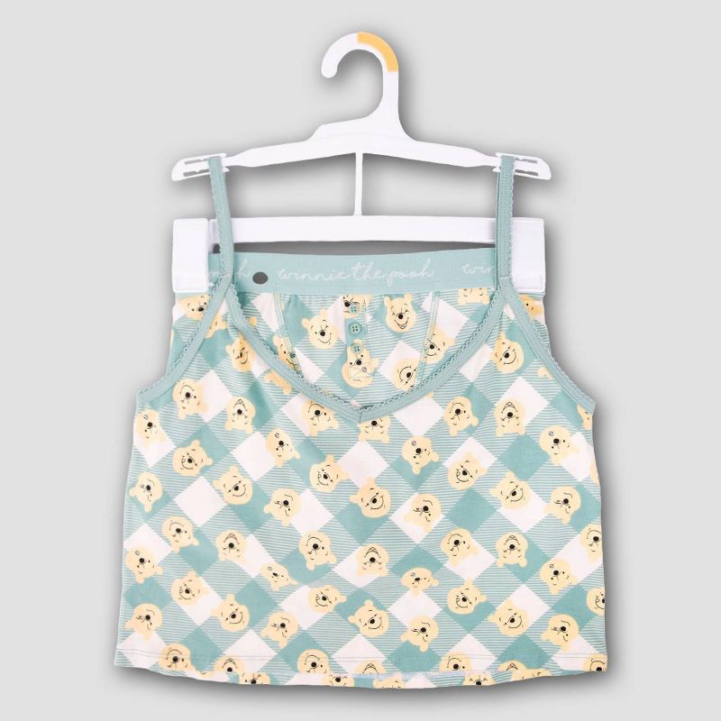 slide 3 of 5, Women's Winnie the Pooh Cami & Boxer Set - Light Green XS, 1 ct