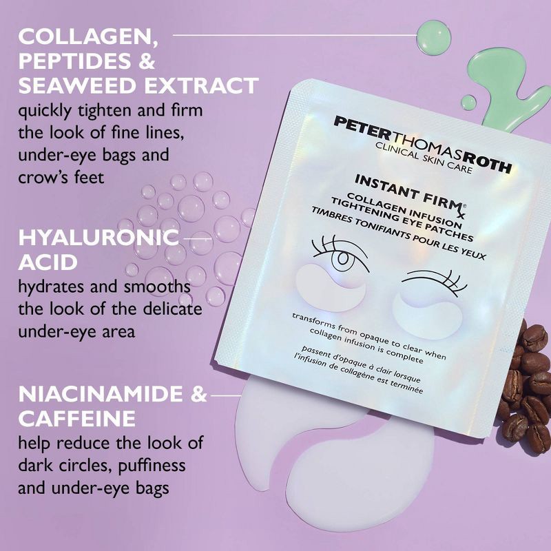 slide 4 of 5, PETER THOMAS ROTH Instant FIRMx Collagen Hydragels - 8ct - Ulta Beauty, 8 ct