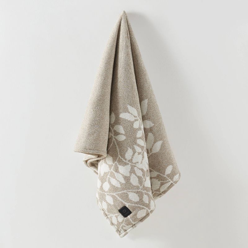 slide 3 of 5, Brookstone Heated Oversized Brushed Knit Throw Soft Petal, 1 ct