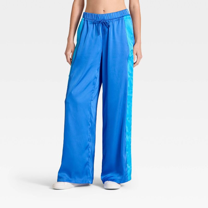 Women's LowRise Satin Tear Away Track Pants JoyLab™ 1 ct shipt — free download