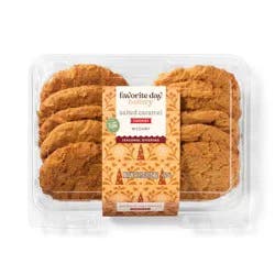 Salted Caramel Cookies - 12.5oz/10ct - Favorite Day™