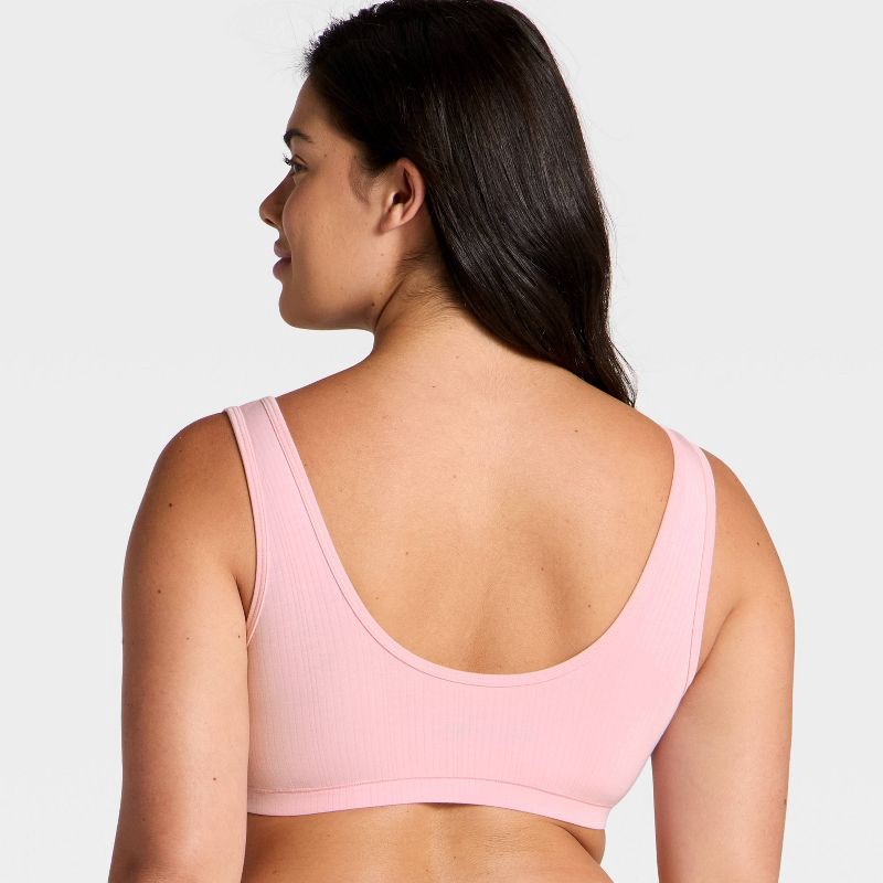slide 5 of 5, Women's Modal Blend Scoop Bralette - Auden™ Blush L, 1 ct