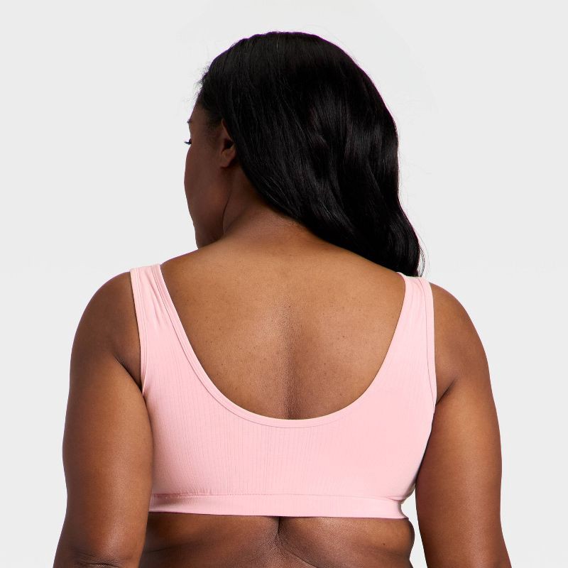 slide 2 of 3, Women's Modal Blend Scoop Bralette - Auden™ Blush XXL, 1 ct