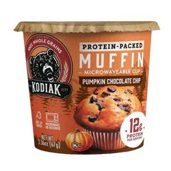Kodiak Cakes Protein-Packed Pumpkin Dark Chocolate Muffin Power Cup - 2.36oz