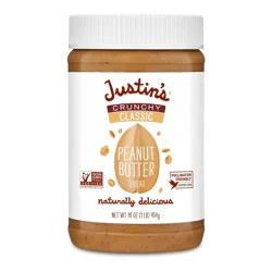 Justin's Gluten Free Crunchy Peanut Butter - 16oz