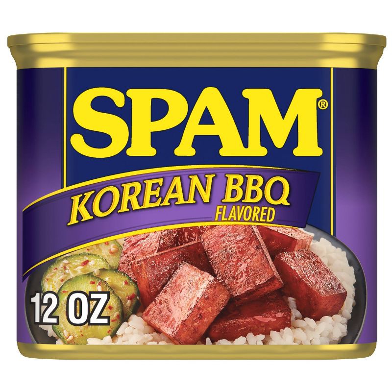 slide 1 of 5, SPAM Korean BBQ Flavored Lunch Meat - 12oz, 12 oz