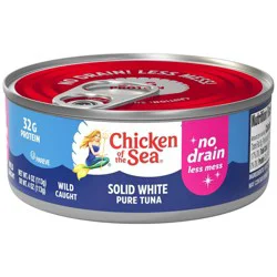 Chicken of the Sea No Drain Solid White Albacore Tuna - 4oz