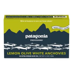Patagonia Provisions Lemon Olive White Anchovies - 4.2oz