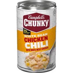 Campbell's Chunky White Bean Chicken Chilli - 19oz