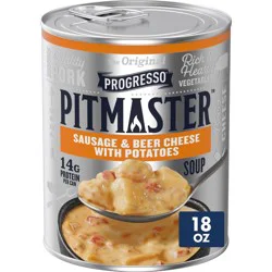 Progresso Pitmaster Beer Cheese with Sausage Soup - 18oz