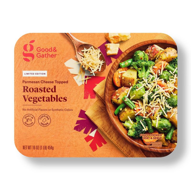 slide 1 of 5, Roasted Veg with Parmesan Cheese - 16oz - Good & Gather™, 16 oz