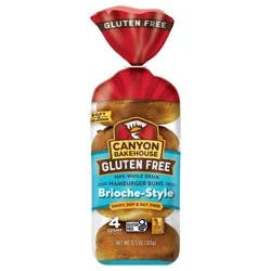 Canyon Bakehouse Brioche Gluten Free Hamburger Buns - 13.5oz