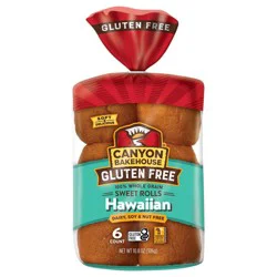 Canyon Bakehouse Gluten Free Hawaiian Sweet Rolls - 10.8oz
