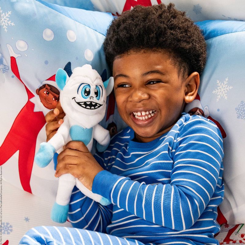slide 2 of 6, Elf on the Shelf Santaverse SnoBiggie Snuggler Yeti Plush Toy Cozy and Cuddly, 1 ct