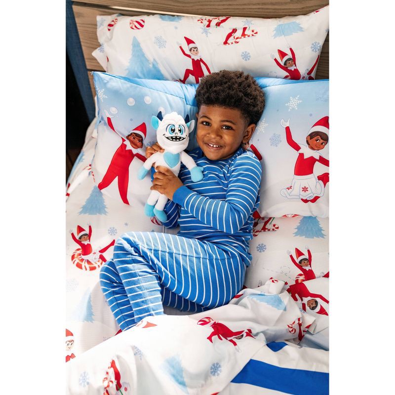 slide 3 of 6, Elf on the Shelf Santaverse SnoBiggie Snuggler Yeti Plush Toy Cozy and Cuddly, 1 ct