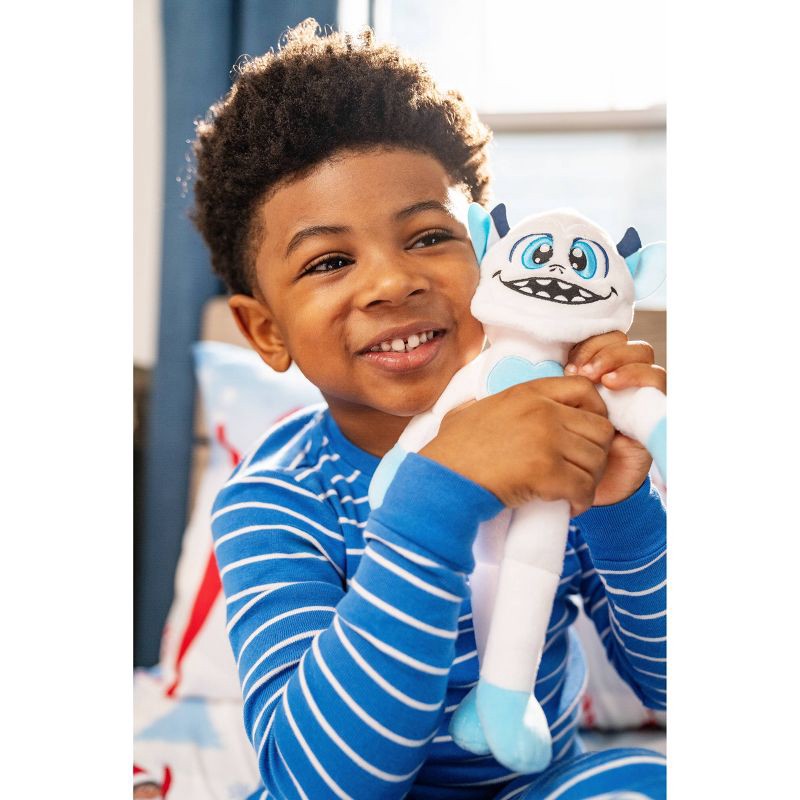 slide 4 of 6, Elf on the Shelf Santaverse SnoBiggie Snuggler Yeti Plush Toy Cozy and Cuddly, 1 ct