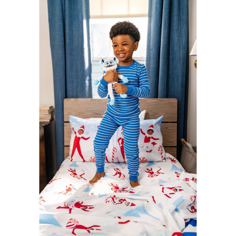 slide 6 of 6, Elf on the Shelf Santaverse SnoBiggie Snuggler Yeti Plush Toy Cozy and Cuddly, 1 ct