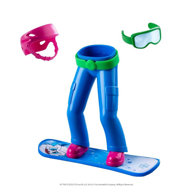 slide 3 of 5, Elf on the Shelf MagiFreez Swish and Sleigh Snowboard Set - Scout Elf Not Included, 1 ct