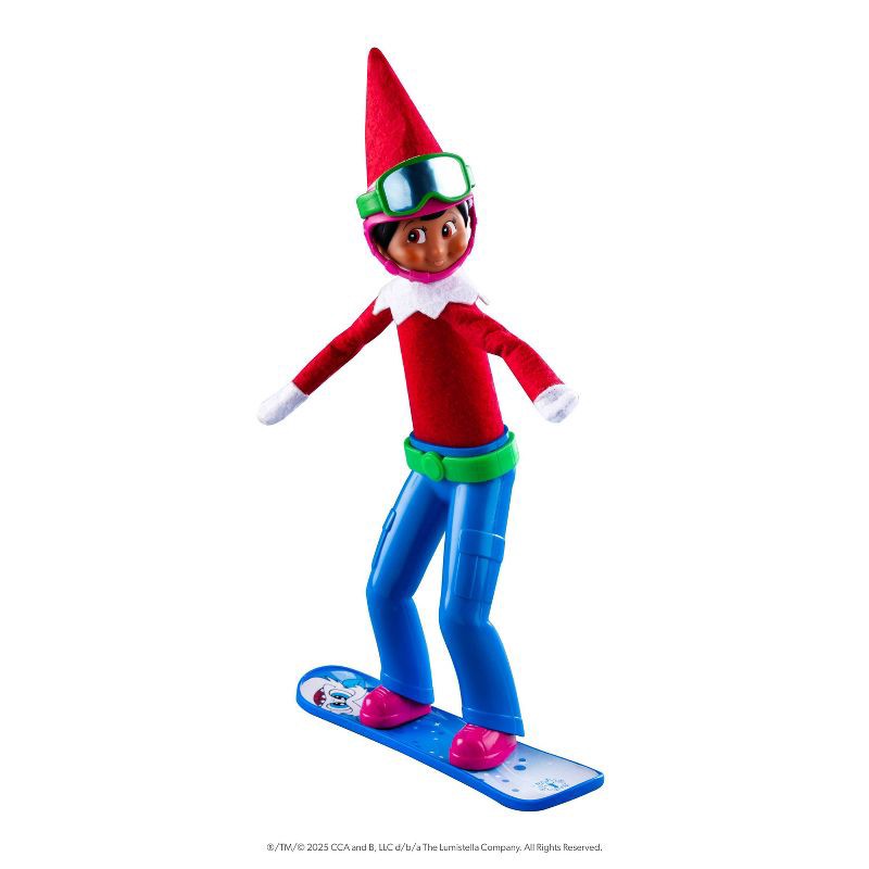 slide 1 of 5, Elf on the Shelf MagiFreez Swish and Sleigh Snowboard Set - Scout Elf Not Included, 1 ct