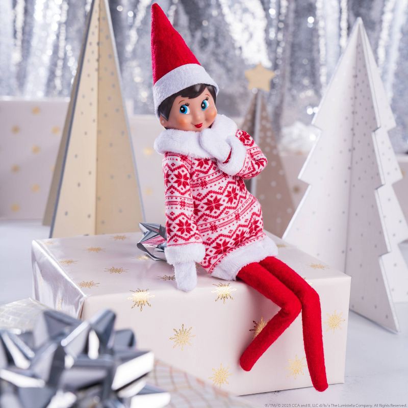 slide 2 of 5, Elf on the Shelf Claus Couture Collection Snowflake Sweetie Dress - Scout Elf Not Included, 1 ct