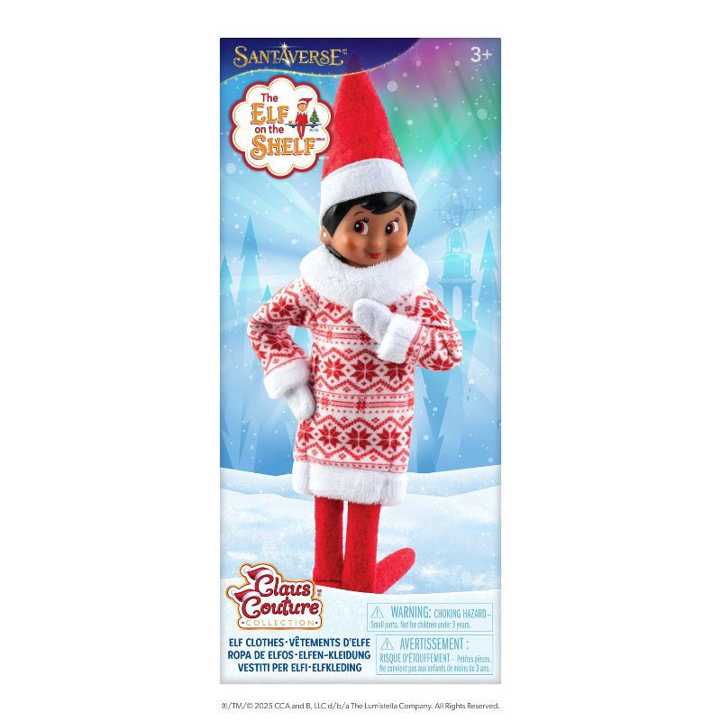 slide 4 of 5, Elf on the Shelf Claus Couture Collection Snowflake Sweetie Dress - Scout Elf Not Included, 1 ct