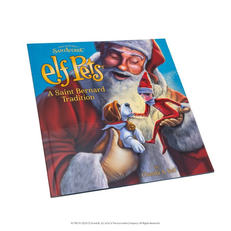 slide 9 of 11, Elf on the Shelf Elf Pets A St. Bernard Tradition Plush Toy with Storybook, 1 ct