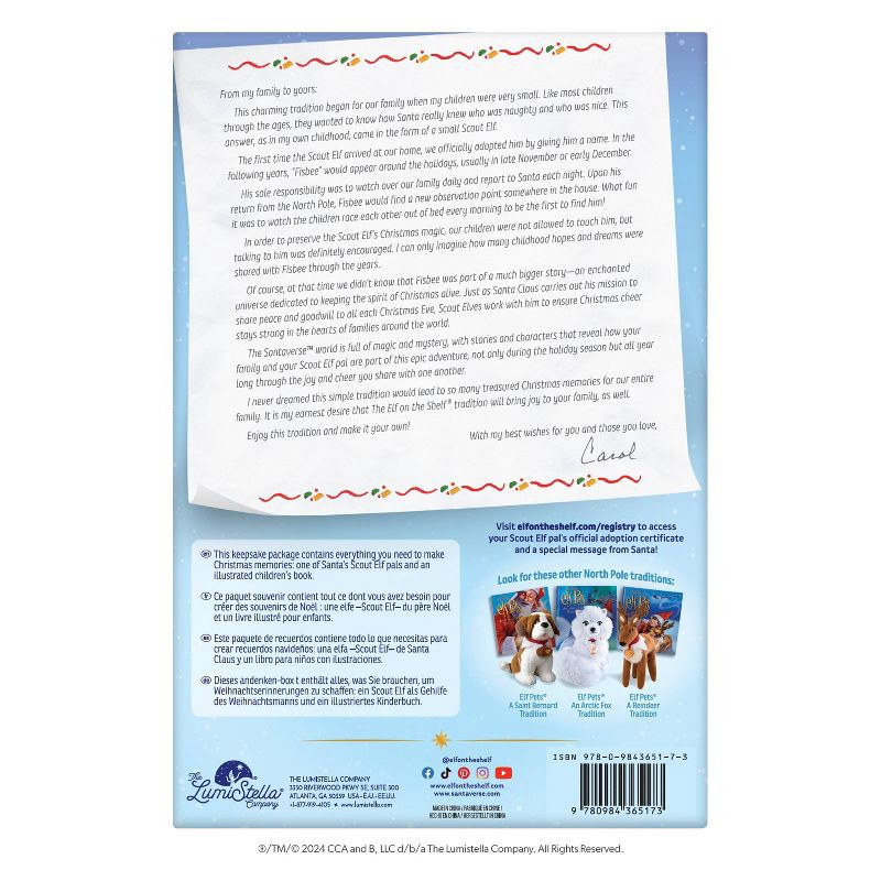 slide 9 of 10, Elf on the Shelf Box Set Girl Scout Elf with Blue Eyes with Storybook, 1 ct