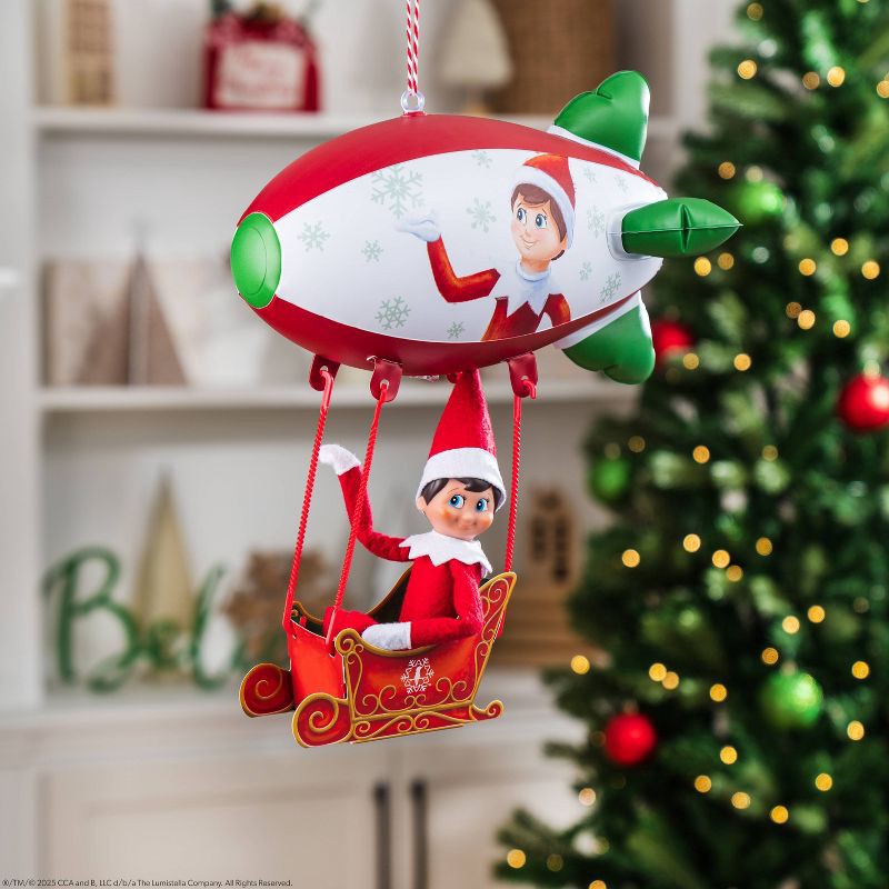slide 2 of 5, Elf on the Shelf Polar Props Peppermint Blimp Ride Special Edition - Scout Elf Not Included, 1 ct