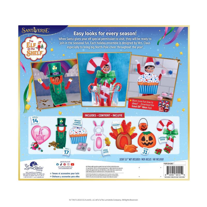 slide 17 of 18, Elf on the Shelf Polar Props Elftacular Year-Round Celebration Set - Scout Elf Not Included, 1 ct