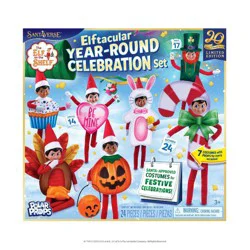 Elf on the Shelf Polar Props Elftacular Year-Round Celebration Set - Scout Elf Not Included