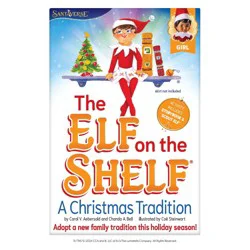 Elf on the Shelf Box Set Girl Scout Elf with Brown Eyes with Storybook