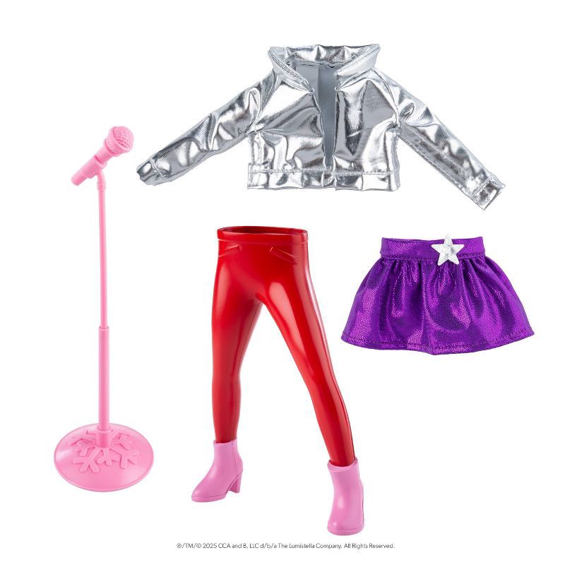 slide 3 of 5, Elf on the Shelf MagiFreez Pop Star Elf Set - Scout Elf Not Included, 1 ct
