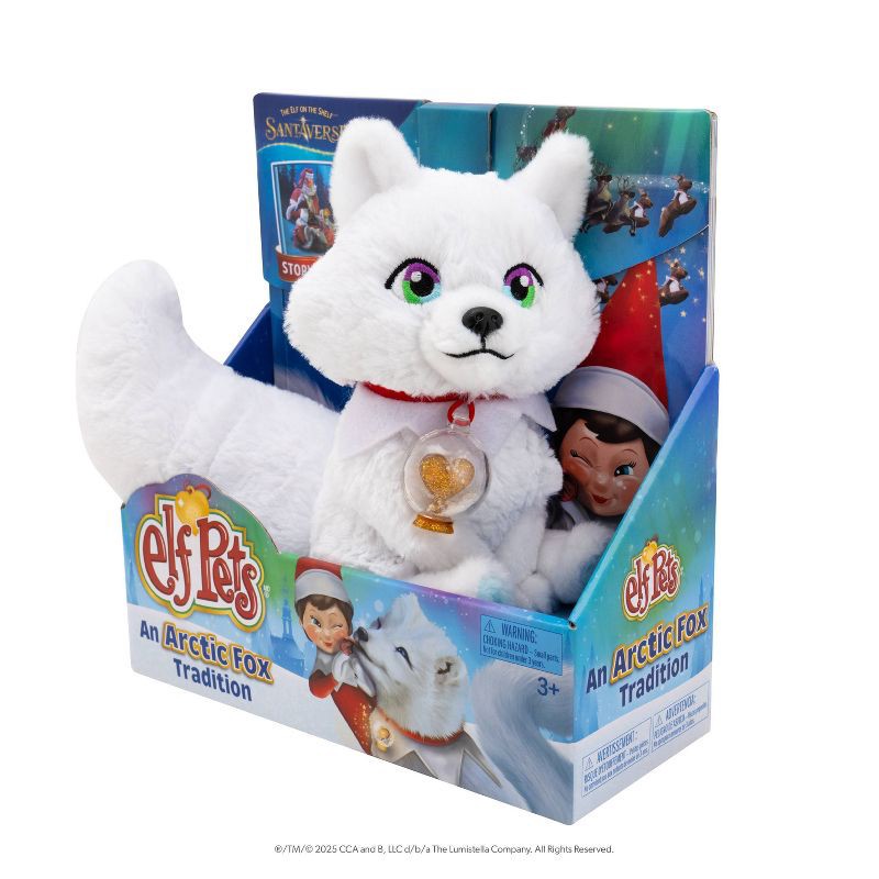 slide 2 of 15, Elf on the Shelf Elf Pets An Arctic Fox Tradition Plush Toy with Storybook, 1 ct