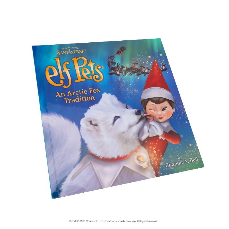 slide 13 of 15, Elf on the Shelf Elf Pets An Arctic Fox Tradition Plush Toy with Storybook, 1 ct