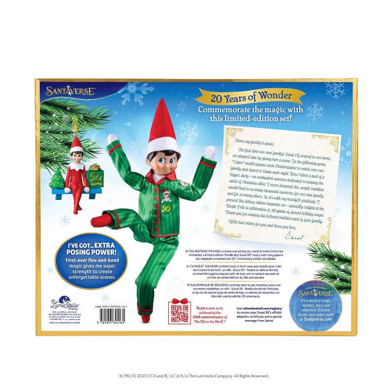 slide 15 of 15, Elf on the Shelf a Christmas Tradition Limited 20th Anniversary Edition, 1 ct