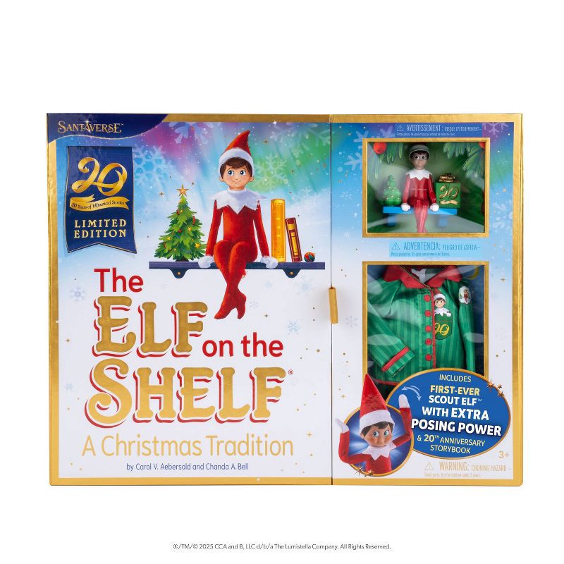 slide 1 of 15, Elf on the Shelf a Christmas Tradition Limited 20th Anniversary Edition, 1 ct