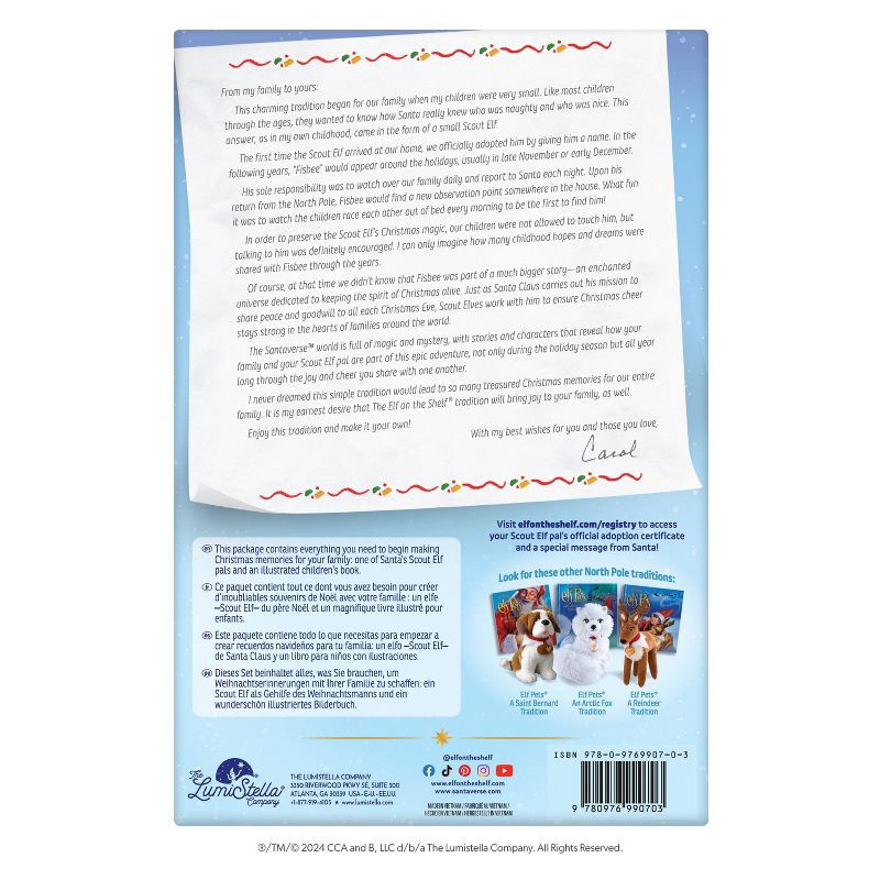 slide 12 of 12, Elf on the Shelf Box Set Boy Scout Elf with Blue Eyes with Storybook, 1 ct