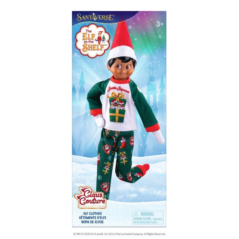 slide 5 of 6, Elf on the Shelf Claus Couture Collection Cozy Elf Pajamas - Scout Elf Not Included, 1 ct