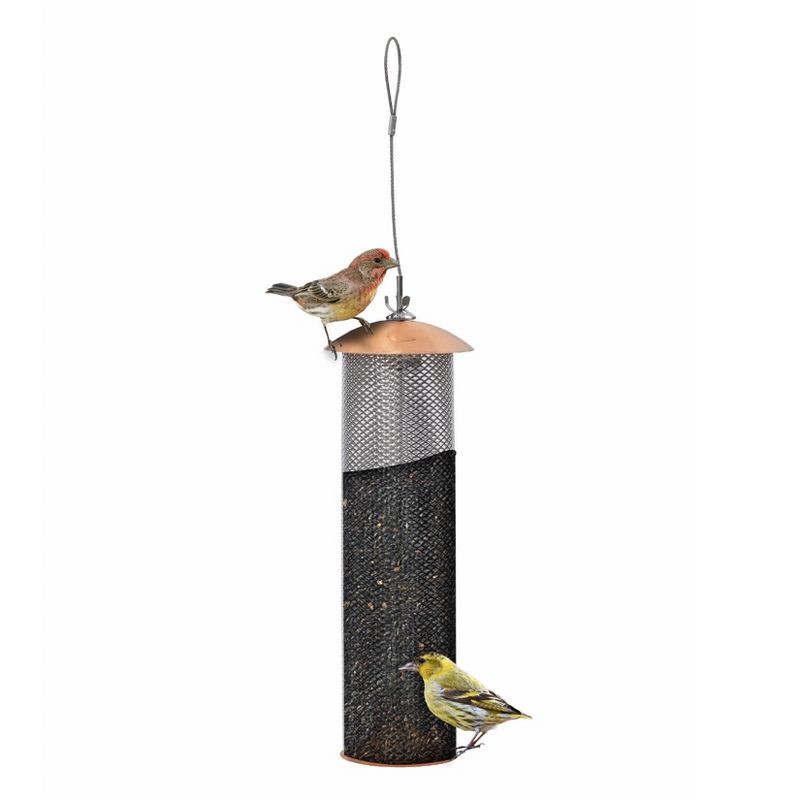 slide 2 of 8, Birds Choice Modern Farmhouse Copper Mesh Bird Tuber Feeder for Finches, 1 ct
