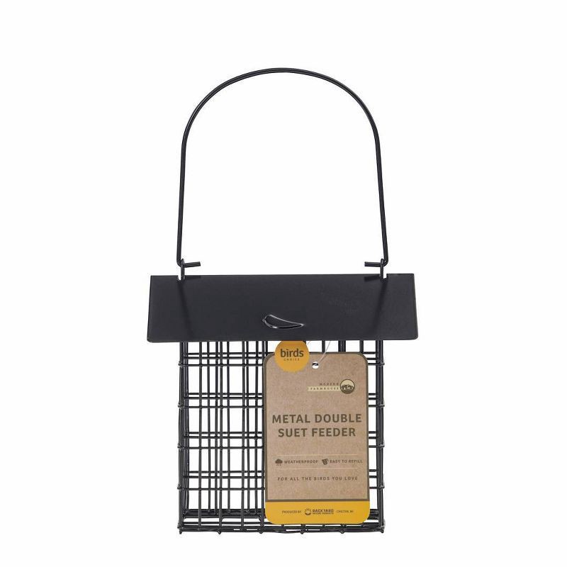 slide 2 of 7, Birds Choice Modern Farmhouse Metal Double Suet Feeder, 1 ct