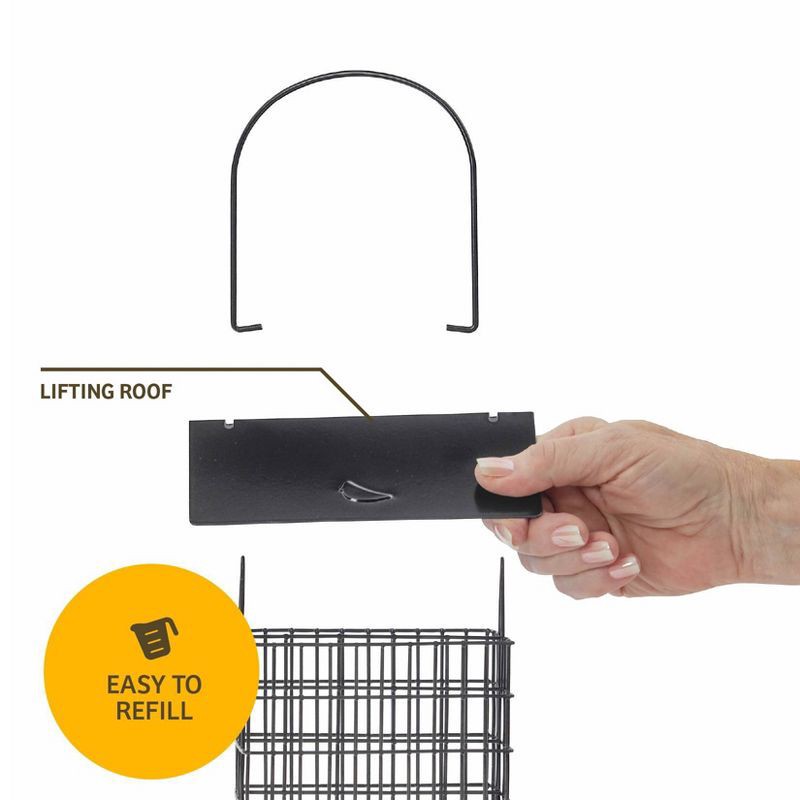 slide 3 of 7, Birds Choice Modern Farmhouse Metal Double Suet Feeder, 1 ct