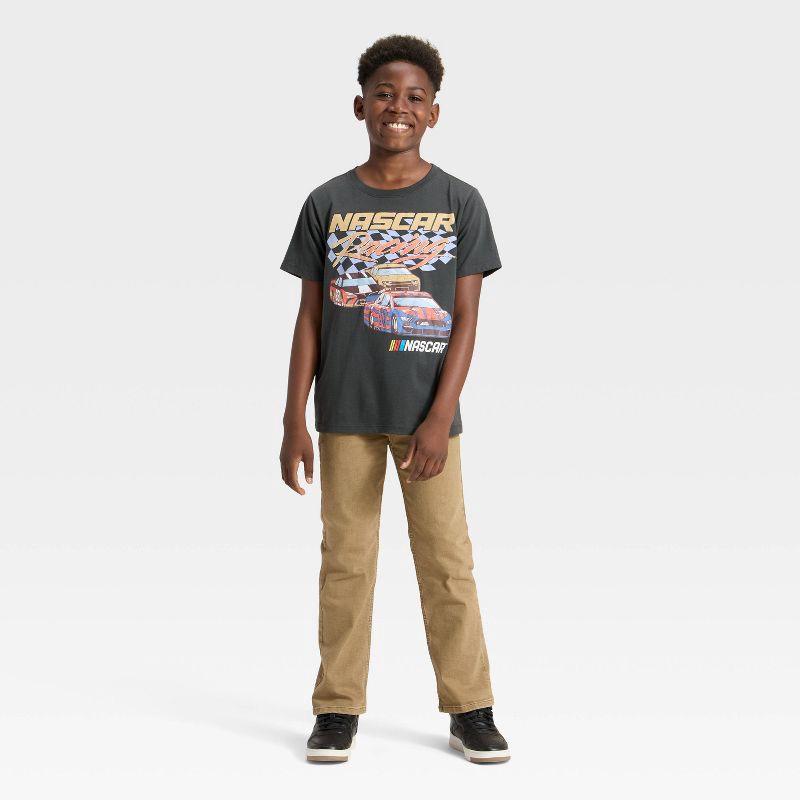 slide 4 of 4, Boys' NASCAR Short Sleeve Graphic T-Shirt - Black XS, 1 ct