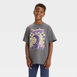 Boys' Fortnite Short Sleeve Oversized Graphic T-Shirt - Dark Gray M